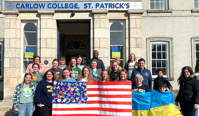 students on ireland trip