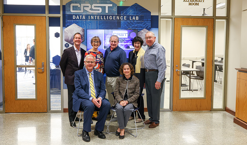 Mount Mercy Board members at CRST Data Intelligence Lab grand opening