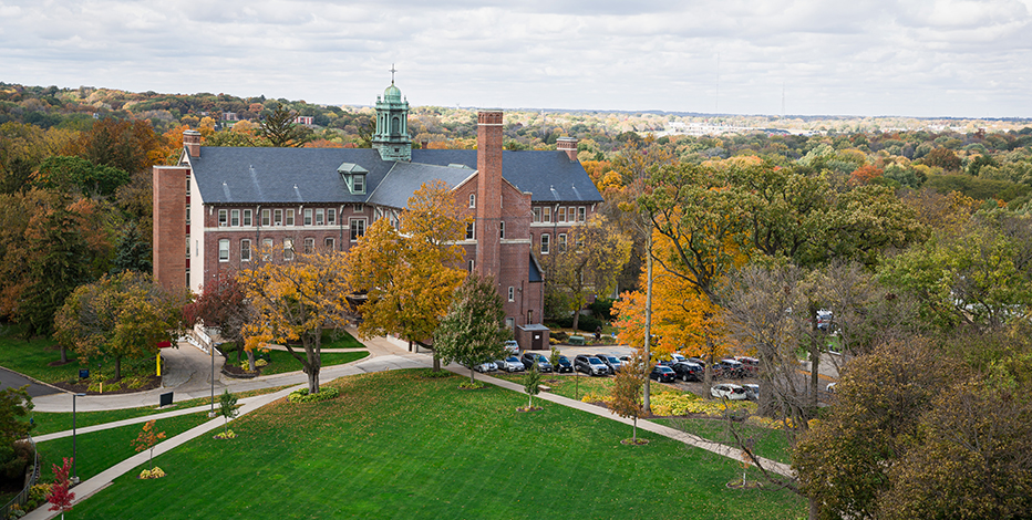 warde hall and greenspace